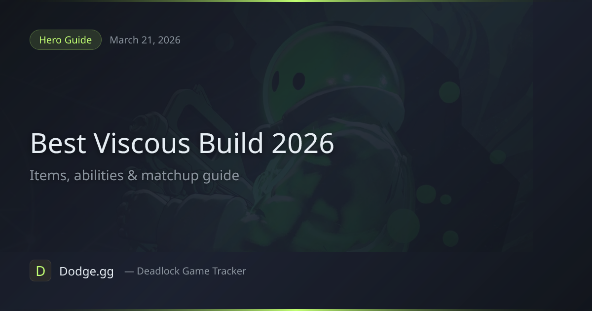 Best Viscous Build & Guide (2026) — Deadlock | Dodge.gg