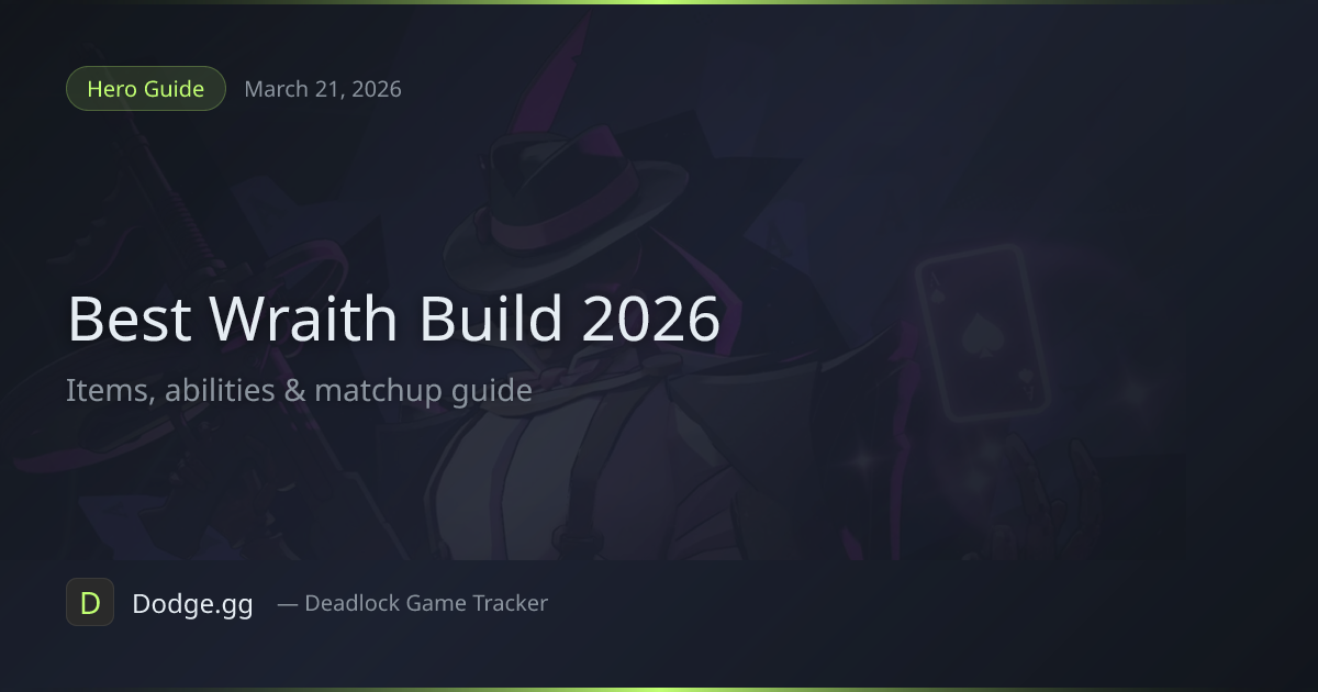 Best Wraith Build & Guide (2026) — Deadlock | Dodge.gg