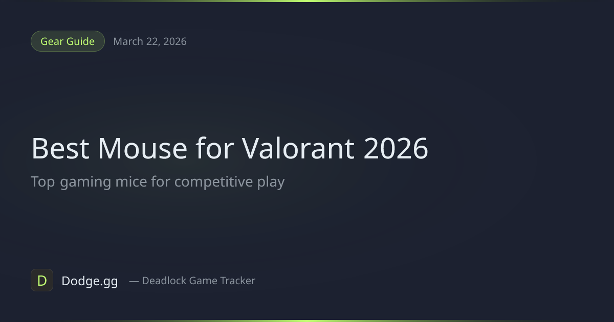Best Mouse for Valorant (2026) — Top Gaming Mice for Flick Shots ...